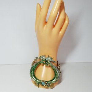 Roberto Cavalli Women's Seahorses Green Bracelet